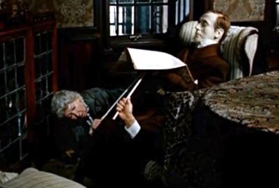Система имитации присутствия в исполнении Майкрофта Холмса и миссис Хадсон («Приключения Шерлока Холмаса и доктора Ватсона. Охота на тигра»)