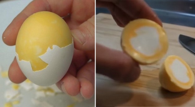 Яйцо «наоборот»: как сварить яйцо с белком внутри желтка? ВИДЕО