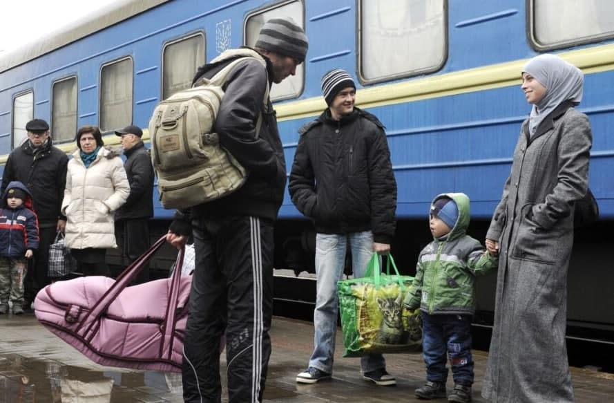 мигранты в Украине
