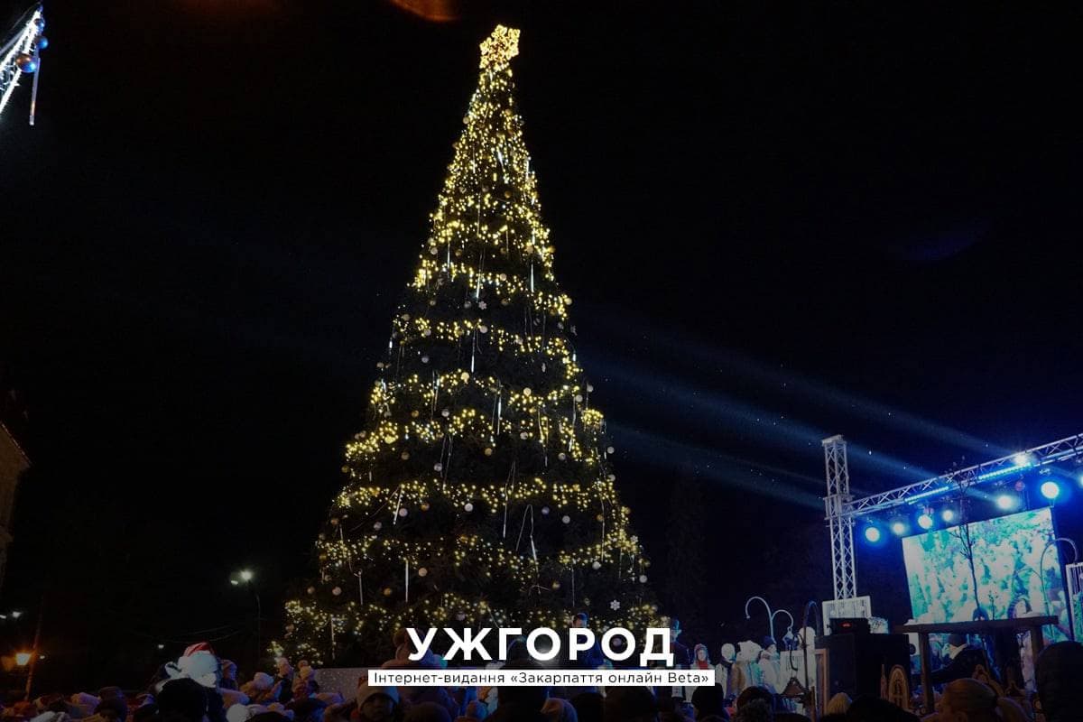 елка в Ужгороде