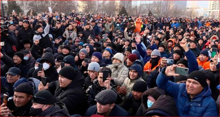 протесты в Казахстане